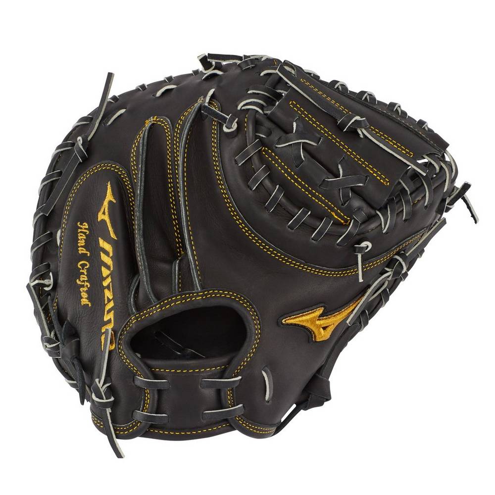 Catchers Mitt Mizuno Baseball Pro 33.5" Uomo - Nere - 73609-HLDY